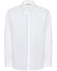 Saint Laurent - Slim-fit Long-sleeved Shirt - Lyst
