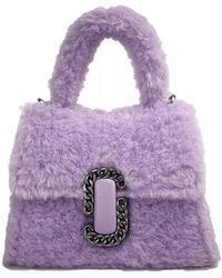 Marc Jacobs - The St Mini Top Handle Satchel Crossbody Bag Fur - Lyst