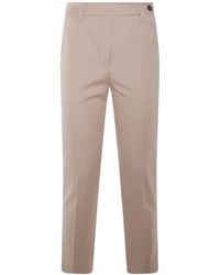 Brunello Cucinelli - Beige Cotton Casual Pants - Lyst