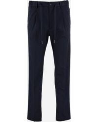 Tagliatore - Pants Stretch Cotton Trousers - Lyst