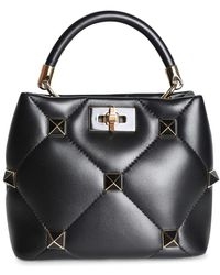 Valentino Small Top Handle Bag - Black