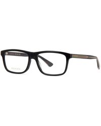 Gucci - GG 0384o 001 Square Eyeglasses - Lyst