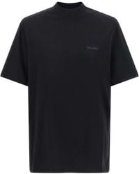 The Attico - Mock-Neck T-Shirt - Lyst