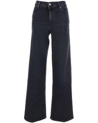 ボトムスその他 Frame Wide-leg The Lax jeans with washed effect FRAME Wide-leg The Lax Jeans With Washed Effect in Blue | Lyst