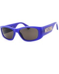 Moschino - Moschino Mos145S Oversized Rectangle Sunglasses - Lyst