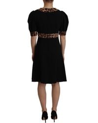 Dolce & Gabbana - Dress Leopard Print Mini - Lyst
