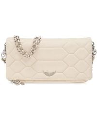 Zadig & Voltaire - Rock Xl Quilted Clutch Bag - Lyst