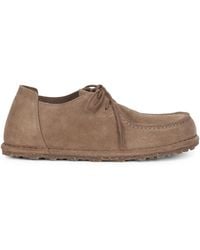 Birkenstock - Moccasins Utti Lace Suede Leather Lace-Up Shoes - Lyst