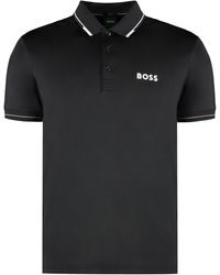 BOSS - Technical Fabric Polo Shirt - Lyst