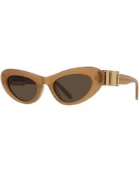 Loewe - Sunglasses Cat Eye Full Rim, Shiny Frame And Lens Lw40156U50E - Lyst