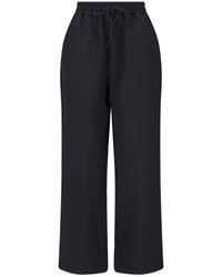 Y-3 - Straight Leg Pants With Elastic Waist And Drawstring Closure - Lyst
