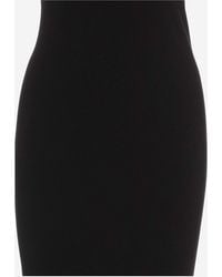Balenciaga - Stretch Viscose Long Dress - Lyst