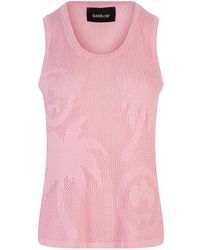 Barrow - Perforated Sleeveless Top - Lyst
