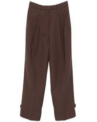 Stine Goya - Button Detail Pleated Trousers - Lyst