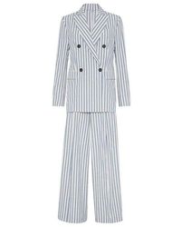 Brunello Cucinelli - Striped Tailored Blazer - Lyst