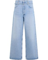 Agolde - Wide-Leg Jeans Cotton - Lyst