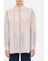 Péro - Silk Oversize Shirt - Lyst