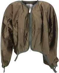 Sacai - Satin Quilted Blouson - Lyst