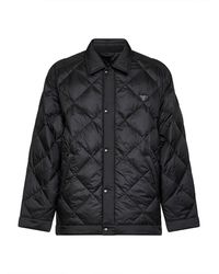 Prada - Quilted Down Jacket Re-Nylon Recycled Polyester Padded - Lyst
