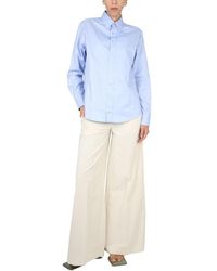 Ballantyne - Ballantyne Cotton Palazzo Trousers - Lyst
