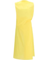 Jacquemus - Drapped Midi Dress - Lyst