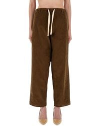 Moschino - Corduroy Pants Cotton Trousers - Lyst