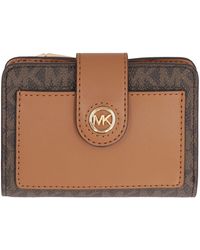 MICHAEL Michael Kors - Coated Canvas Wallet - Lyst