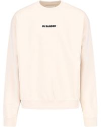 Jil Sander - Logo Crewneck Sweatshirt - Lyst
