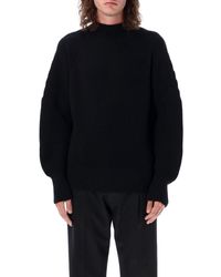 Ferragamo - Mock-Neck Knit Sweater - Lyst