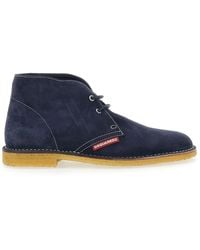 DSquared² - Lace-Up With Logo Patch On The Side And Contrast Stitching - Lyst
