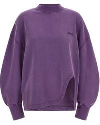 The Attico - Shaped Slit Sweatshirt - Lyst