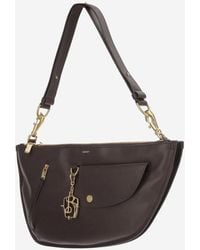 Burberry - Double Shield Bag Calfskin Shoulder - Lyst