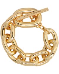 Rabanne - Xl Link Brac Bracelet Brass Jewelry - Lyst