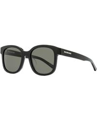 Balenciaga - Alternative Fit Sunglasses Bb0076Sk 001 52Mm Plastic (Acetate) - Lyst