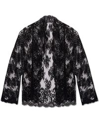 Dolce & Gabbana - Lace Kimono Shirt, - Lyst