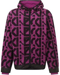 パーカー・フーディ KENZO GOTS KENZO DRAGONFLY FULL ZIP HOODIE GOTS KENZO DRAGONFLY FULL ZIP PALE GREY HOODIE
