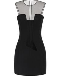 Nensi Dojaka - Tulle Insert Dress - Lyst