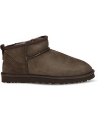 UGG - Classic Ultra Mini Suede Boots Upper: Mutton; Sole: Rubber - Lyst