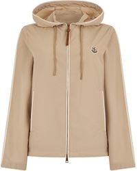 Moncler - Hooded Jacket Sarracenia Cotton Trench & Raincoats - Lyst