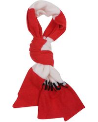 Fiorucci - Striped Logo Alpaca Scarf - Lyst