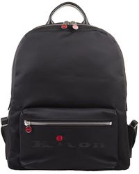 Kiton - Nylon Backpack With Logo - Lyst