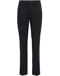 Brunello Cucinelli - Dark Tailored Trousers - Lyst