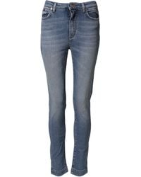 Dolce & Gabbana - Audrey-fit Jeans In Stretch Denim - Lyst