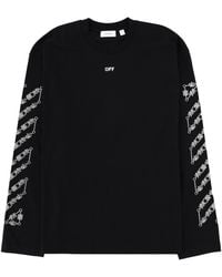 Off-White c/o Virgil Abloh - T-Shirt With Bold Logo Cotton T-Shirts - Lyst