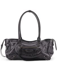 Balenciaga - East West Leather Shoulder Bag - Lyst