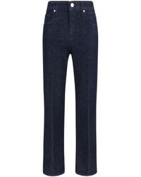 Jacob Cohen - Kate Crop Straight Bull Power Stretch Pants Polyester; Cotton Jean - Lyst
