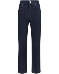 Jacob Cohen - Kate Crop Straight Bull Power Stretch Pants Polyester; Cotton Jean - Lyst