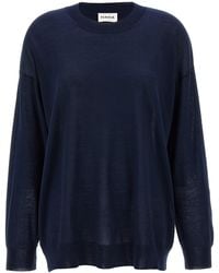 P.A.R.O.S.H. - Lightweight Wool Blend Crew-Neck Sweater - Lyst