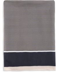Saint Laurent - Cassandre Striped Stole Silk Scarf - Lyst