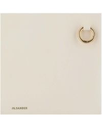 Jil Sander - Leather Shoulder Bag With Logo Sheep Satchels & Cross Body - Lyst